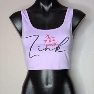 Autographed Lavender Zink Modern Tattooing Crop Tank – Size M